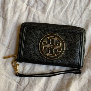 Tory Burch Black Wristlet Wallet